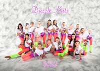 Dazzle Kats 80's 5x7