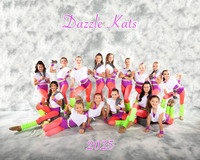 Dazzle Kats 80's 8x10