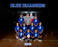 Blue Diamonds 8x10